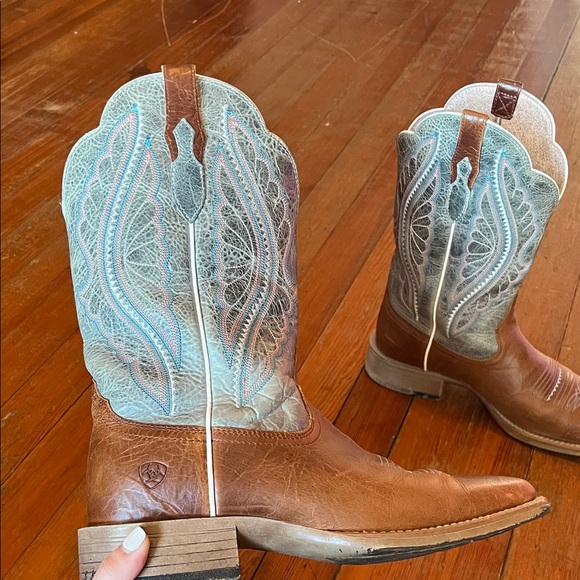 Ariat Women's Heeled Boots - Brown and Gray - Picture 4 of 4